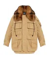 Dsquared2 Padded Jacket In Brown