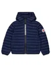 Dsquared2 Logo-print Padded Jacket In Blue