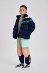 Dsquared2 Padded Jacket With Printed Logo In Multi