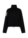 Dsquared2 Padded-panel Logo-patch Jacket In Black