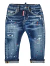 Dsquared2 Paint -platter Ripped Jeans In Blue