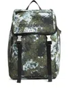 Dsquared2 Paint-splashes Logo-print Backpack In Green