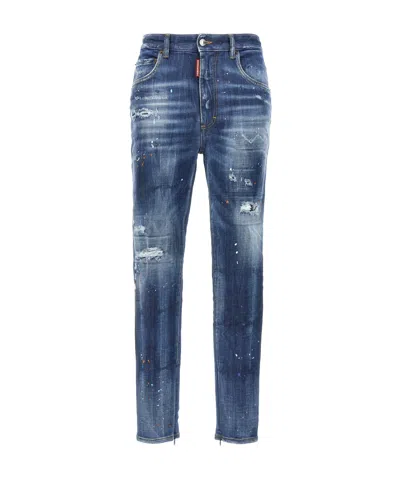 DSQUARED2 DSQUARED2 DISTRESSED TAPERED JEANS