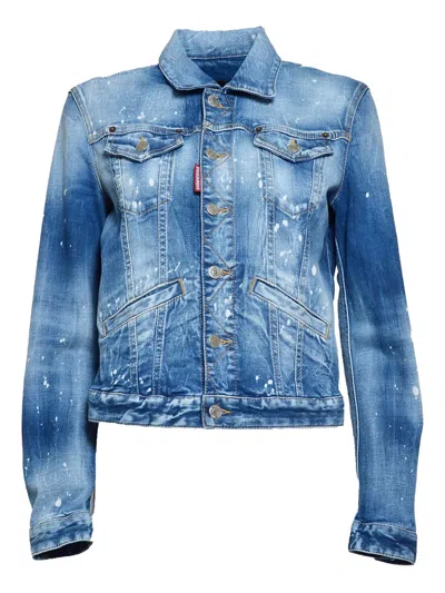 Dsquared2 Paint-splatter Jacket