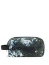 Dsquared2 Paint Splatter-print Wash Bag In Green