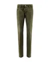 Dsquared2 Paint Splatter Skinny Jeans In Green