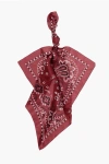 Dsquared2 Paisley Patterned Silk Foulard