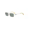 Dsquared2 Palladium Green Metal Sunglasses In Multi