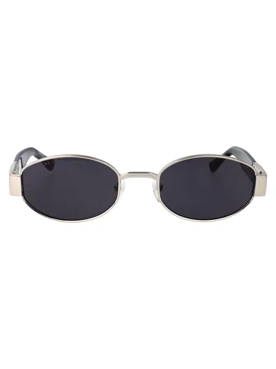 Dsquared2 Palladium Metal Sunglasses In Blue