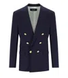 Dsquared2 Navy Blue Wool Twill Jacket