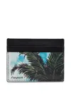 Dsquared2 Palm-print Card Holder In Multi