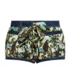 Dsquared2 Palm-print Shorts In Multi