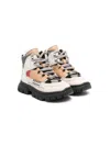 Dsquared2 Panelled Ankle Boots In Neutrals