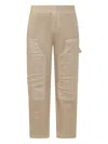 Dsquared2 Panelled Cargo Pants In Neutral