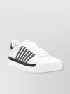 Dsquared2 Blackwhite Black White New Jersey Leather Sneakers In Multi