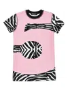 Dsquared2 Panelled Dress In Pink
