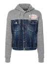 DSQUARED2 PANELLED HOODED JACKET