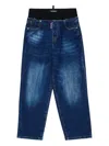 Dsquared2 Panelled Jeans In Blue