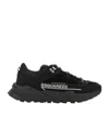 Dsquared2 Panelled Lace-up Sneakers In Black