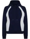 Dsquared2 Panelled Logo-print Hoodie In Blue