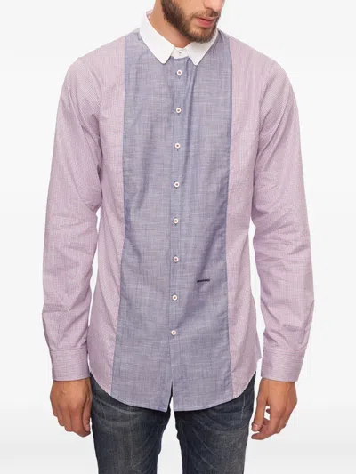 Dsquared2 Cotton Popeline Shirt In Multi