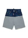 Dsquared2 Panelled Shorts In Grey