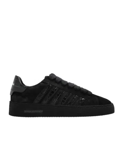 Dsquared2 Panelled Sneakers In Black