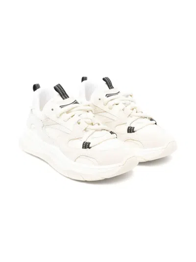 Dsquared2 Kids' Panelled Sneakers In Neutrals