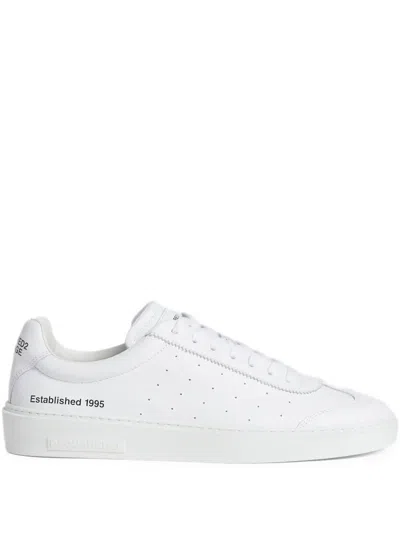 Dsquared2 Panelled Sneakers In White