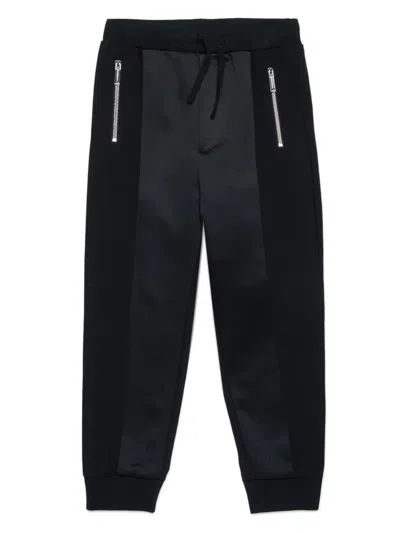 Dsquared2 Kids' Panelled Track Trousers In Black