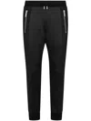 Dsquared2 Panelled Wool-blend Track Pants In Black