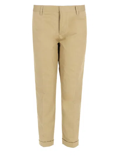Dsquared2 Pantalone In Cotone In Nude