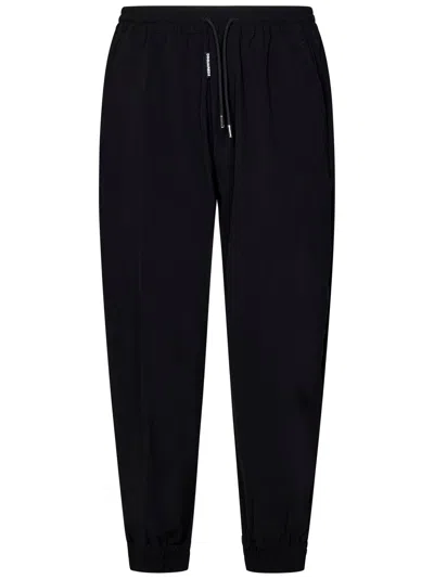Dsquared2 Tapered-leg Drawstring Track Trousers In Nero