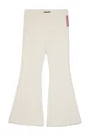 Dsquared2 Pantaloni Flare In Velluto A Coste In Neutral