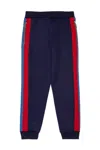 Dsquared2 Stripe-detail Track Pants In Blue