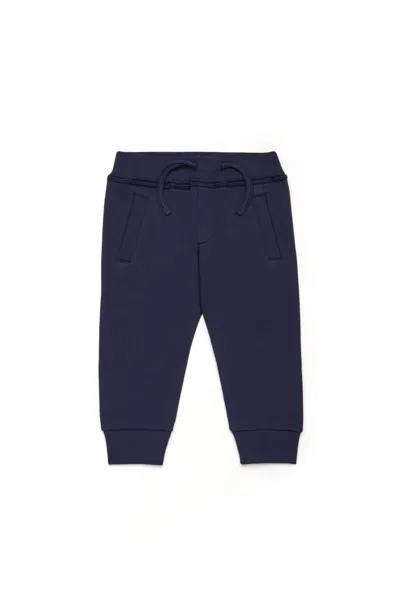 Dsquared2 Fleece Jogger Pants With Icon Logo In Blue