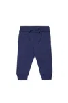 Dsquared2 Pantaloni Jogger In Felpa Con Logo Sport In Blue