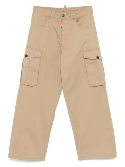 Dsquared2 Pants 5 Pockets In Neutral