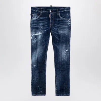 Dsquared2 Pants 5 Pockets In Blue