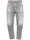 Dsquared2 Grey Denim With Faded Effect