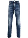 Dsquared2 Cool Guy Distressed Skinny Jeans In Blue