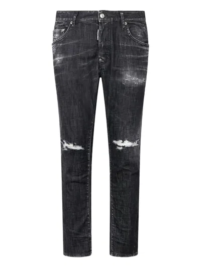 Dsquared2 Pants 5 Pockets In Black