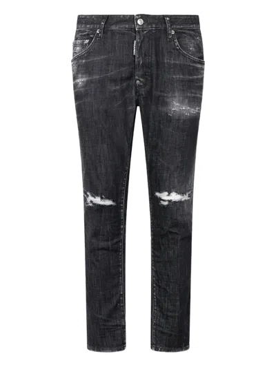 Dsquared2 Pants 5 Pockets In Black