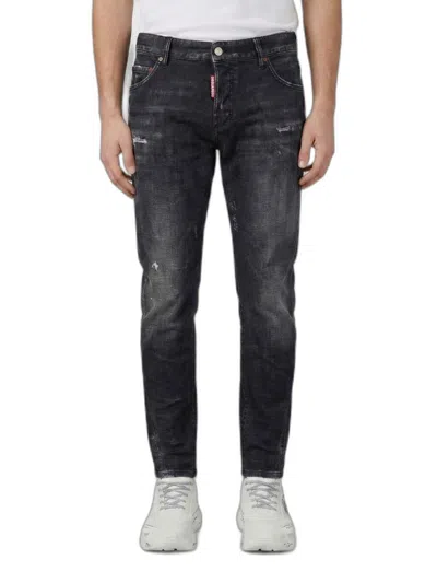 Dsquared2 Pants 5 Pockets In Black