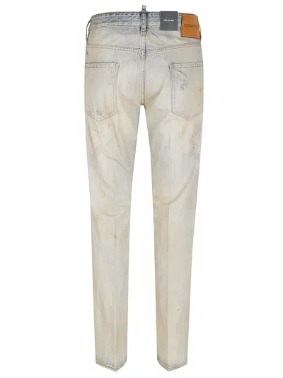 Dsquared2 Pants 5 Pockets In Blue