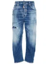 Dsquared2 Pants 5 Pockets In Blue