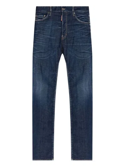 Dsquared2 Pants 5 Pockets In Blue