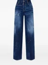 Dsquared2 Pants 5 Pockets In Blue