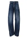 Dsquared2 Pants 5 Pockets In Blue