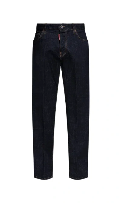 Dsquared2 Pants 5 Pockets In Blue